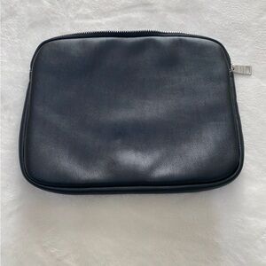 Steve Madden Black Leather Accessories Bag